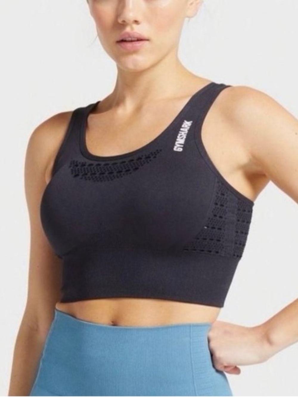 Gymshark Black Energy Seamless Sports Bra